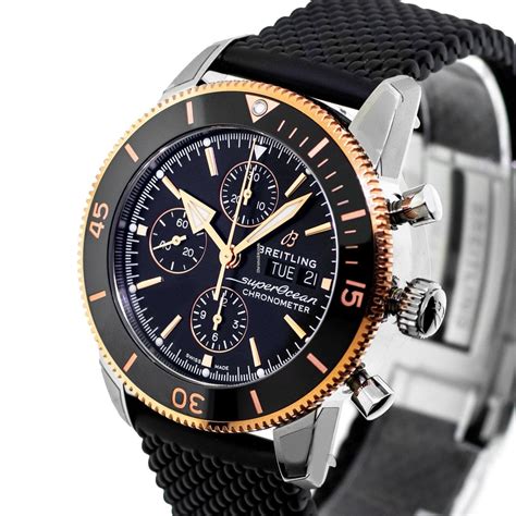 breitling superocean heritage 46mm rose gold|superocean heritage ii chronograph 44.